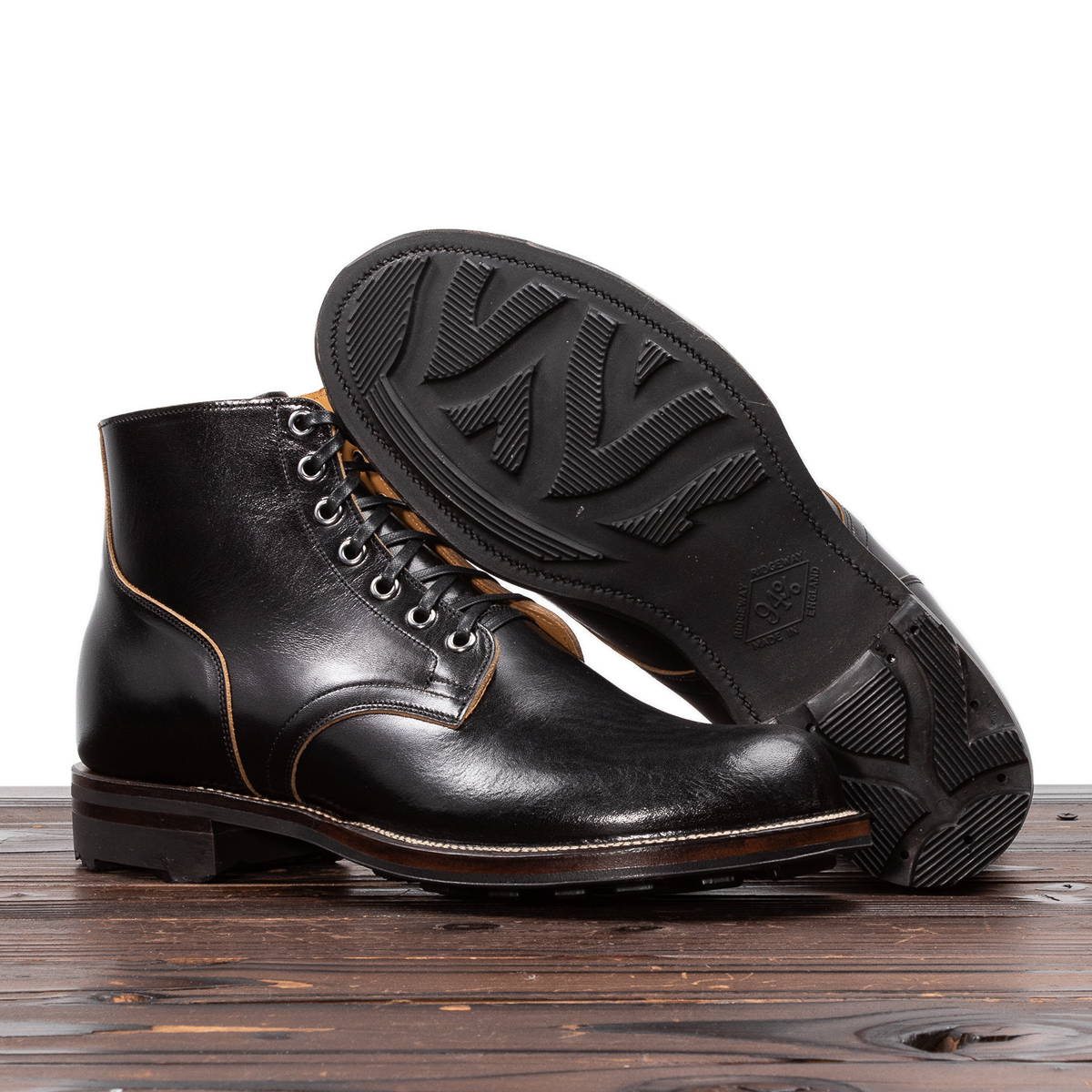 Deep Dive - 2040 Service Boot in Shinki Black Horsebutt