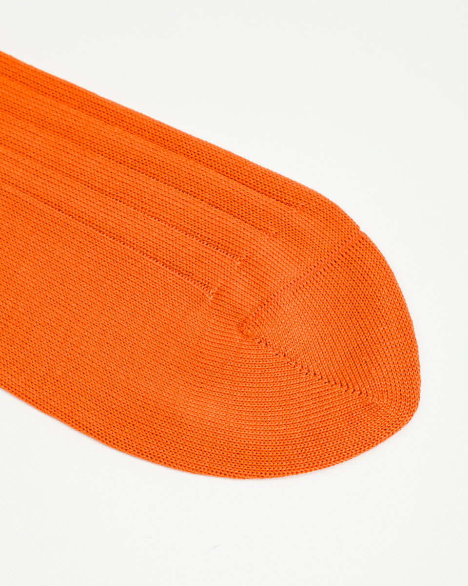 Olde Homesteader & Daughter Silk Rib Socks - Sun - Standard & Strange