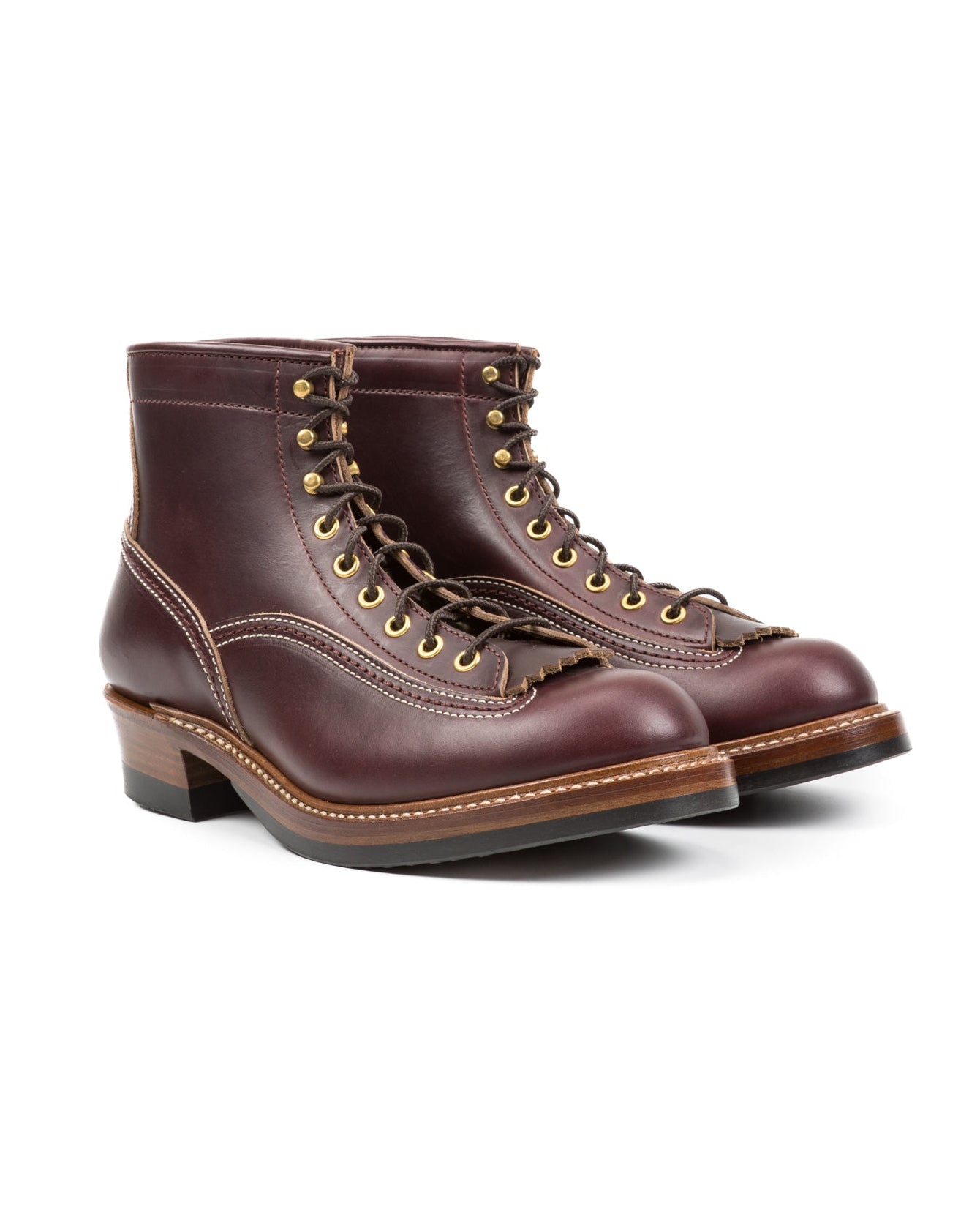 John Lofgren Donkey Puncher Boots - Burgundy CXL  Standard & Strange