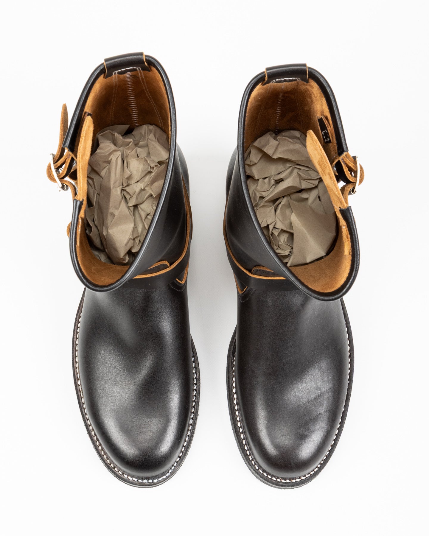 Engineer Boots - Black Heavyweight Kipskin