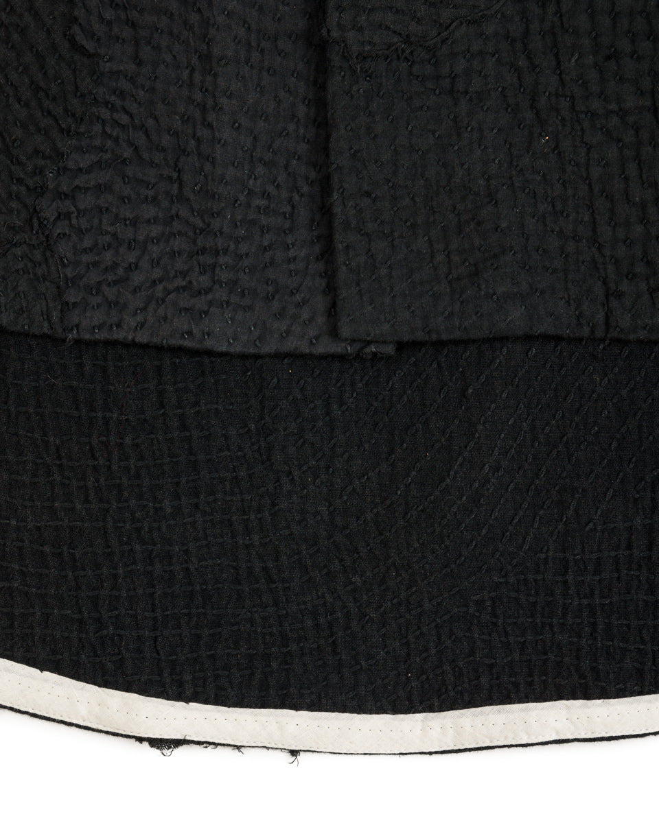 11.11 V Boy Shirt - Black Patchwork - Standard & Strange