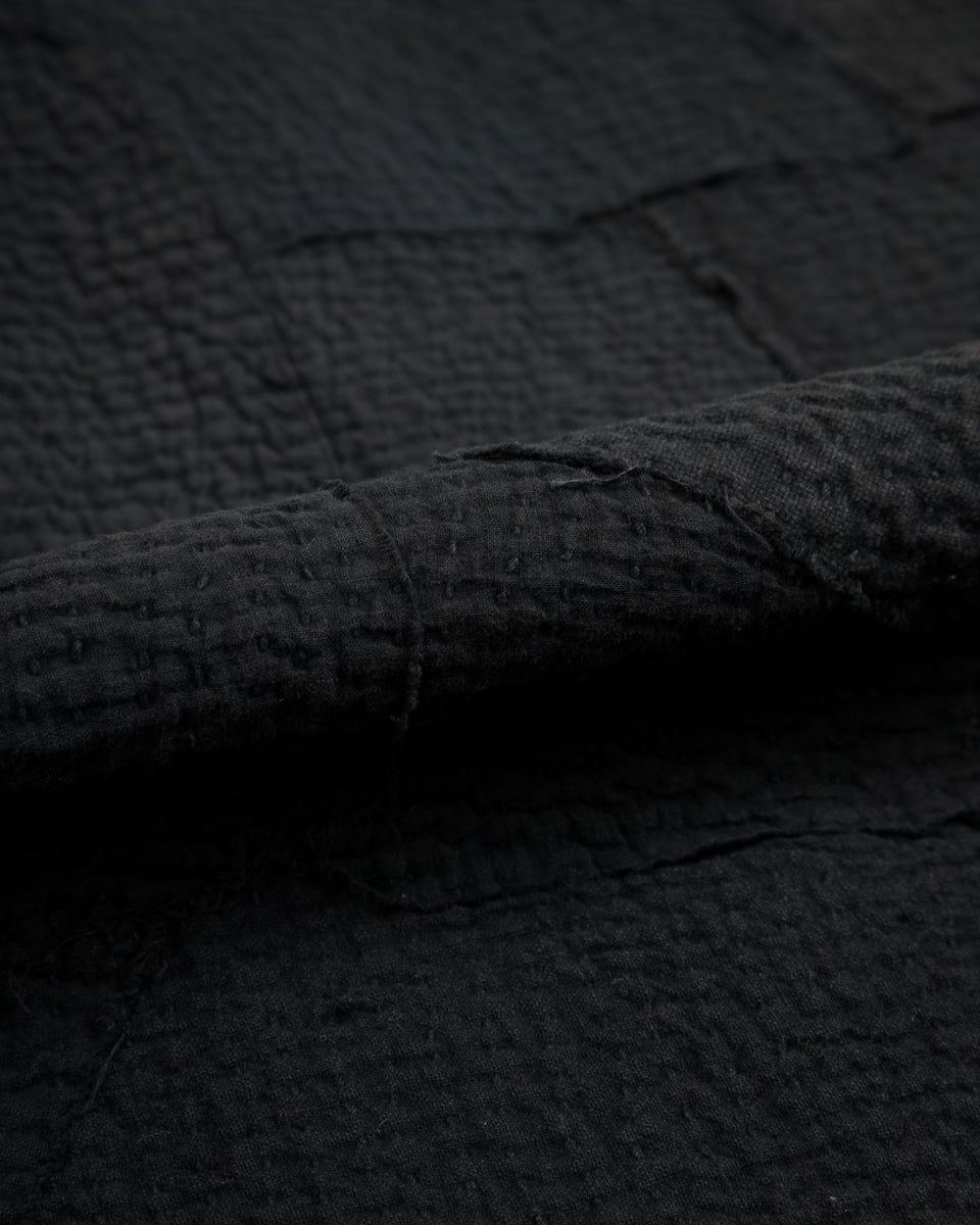 11.11 V Boy Shirt - Black Patchwork - Standard & Strange