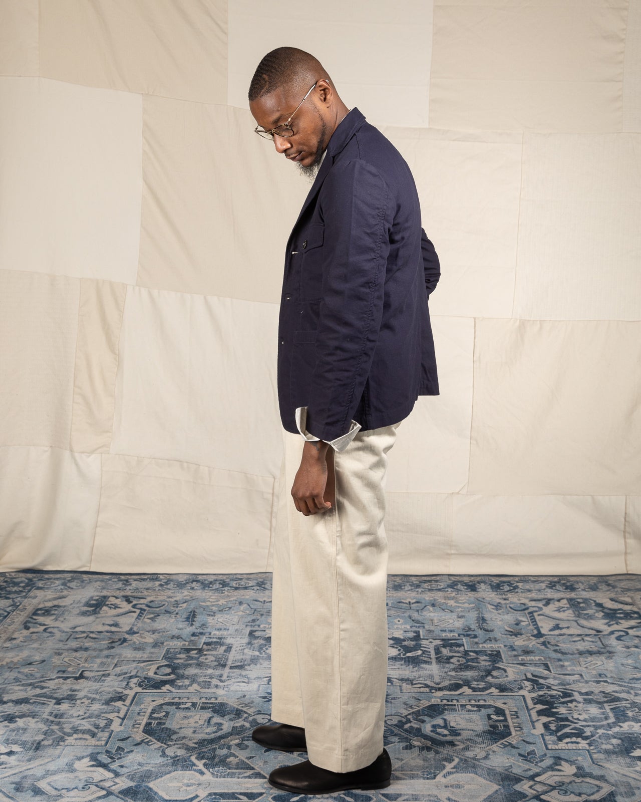 1st PAT-RN Greenwich Jacket - Dark Blue Oxford - Standard & Strange