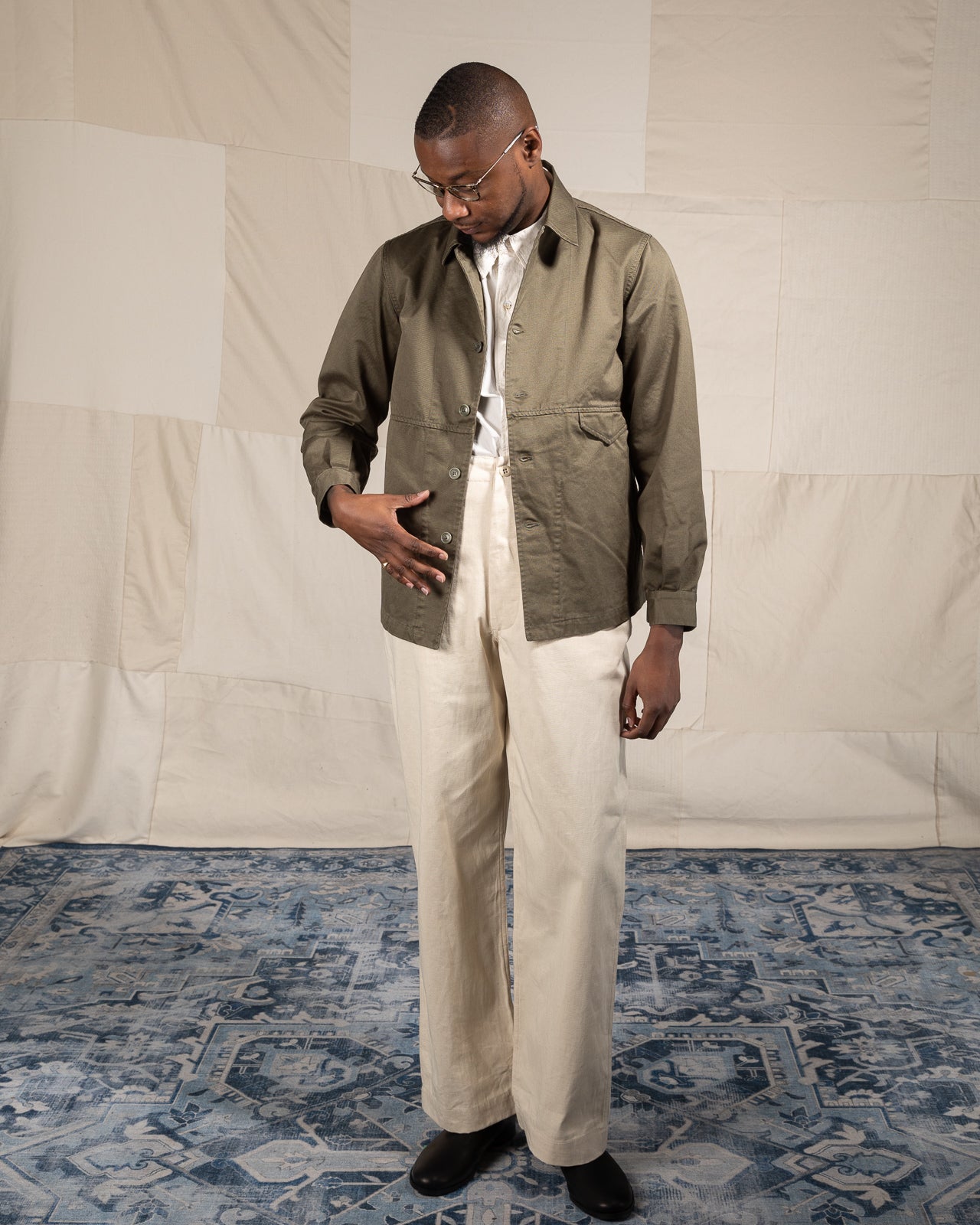 1st PAT-RN Pierce Jacket - Jungle Green Gabardine - Standard & Strange