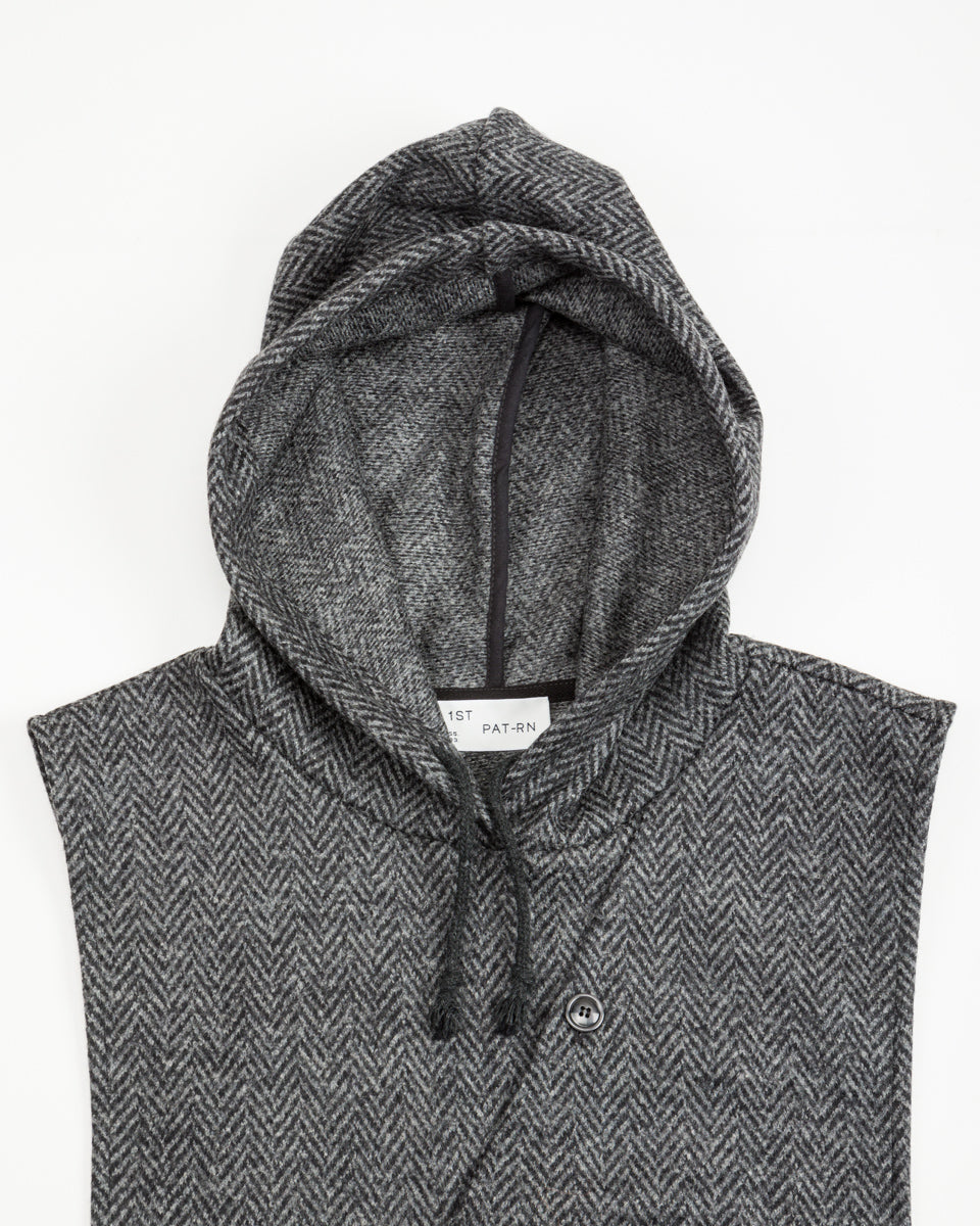 1st PAT-RN Knit Warmhood - Grey Wool - Standard & Strange