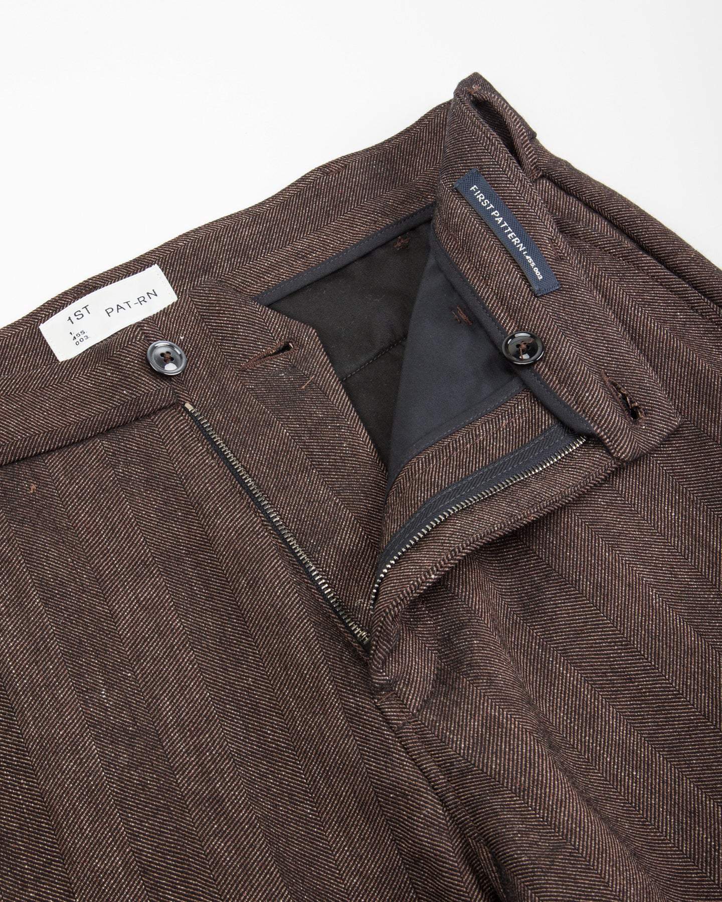 1st PAT-RN Logan Trouser - Burnt Fusion Herringbone - Standard & Strange