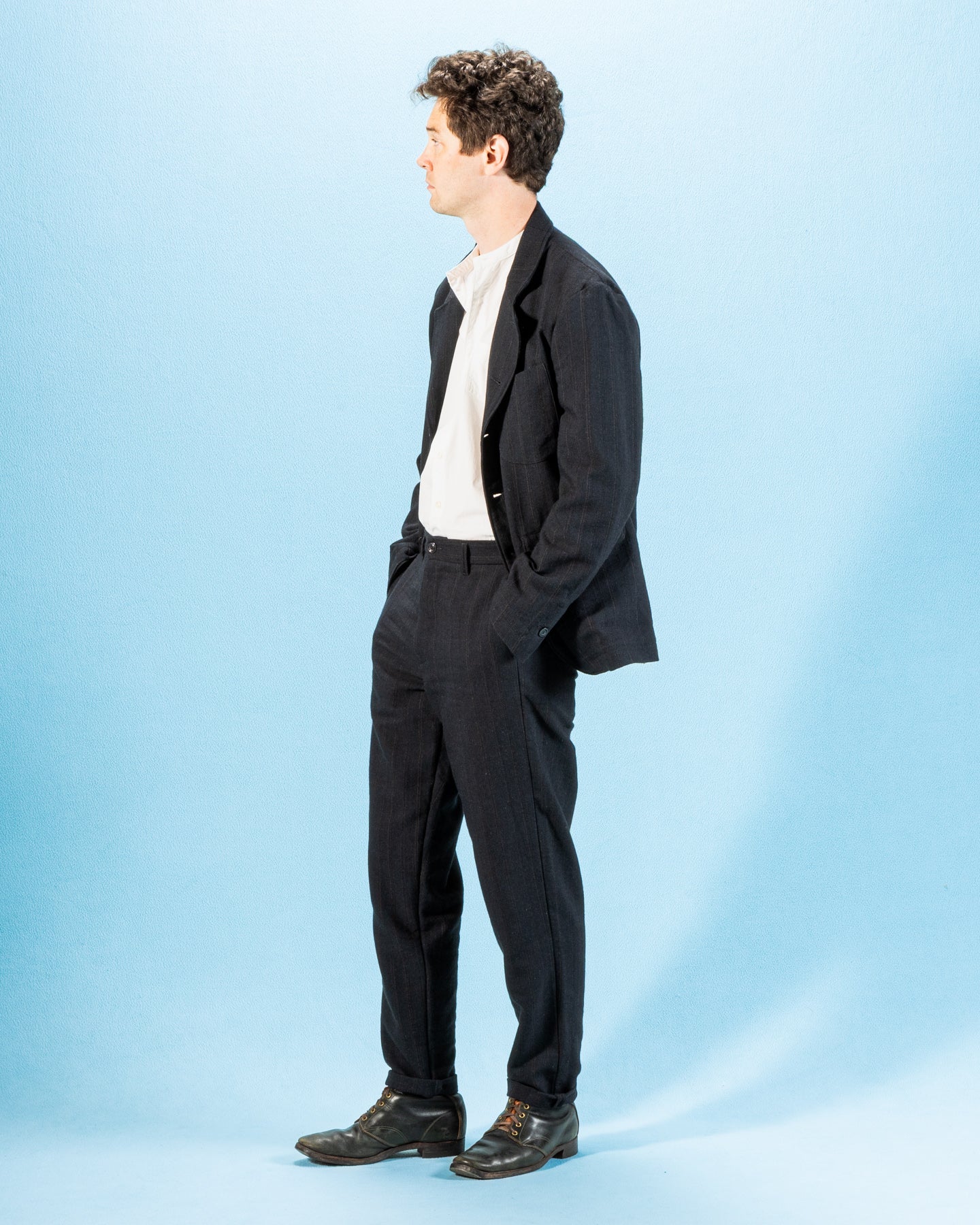 1st PAT-RN Logan Trouser - Dark Blue Heritage Chevron - Standard & Strange