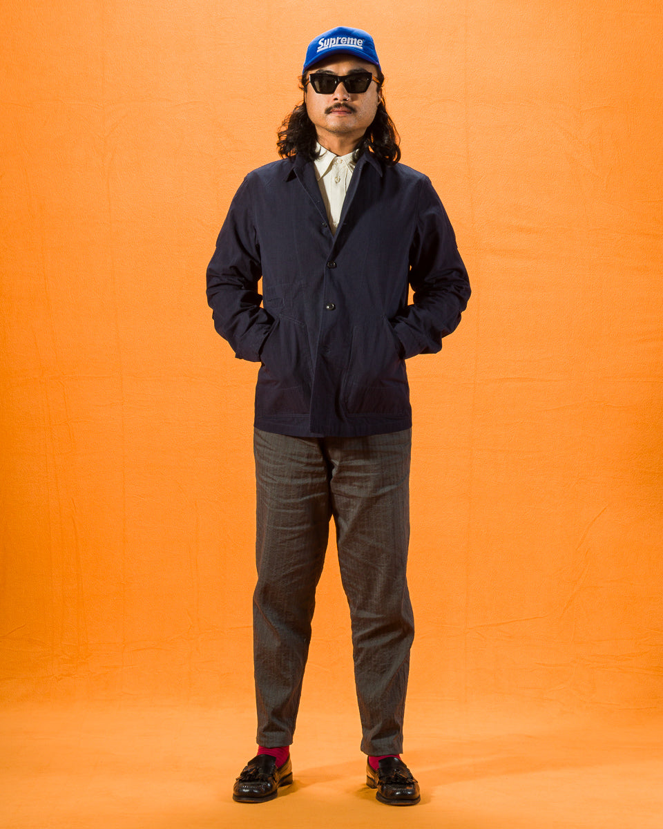1st PAT-RN Railroad Jacket - Navy Slub - Standard & Strange