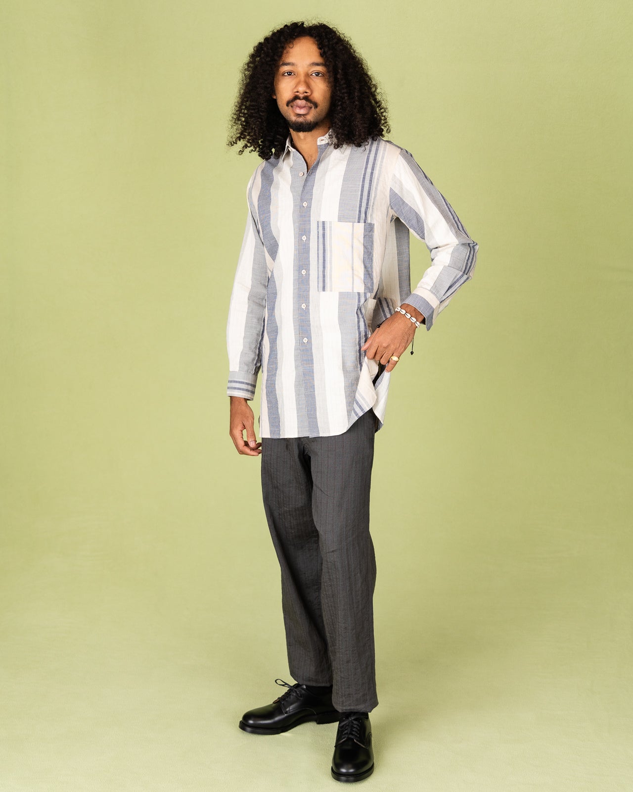 1st PAT-RN Tipo 5 Shirt - Blue/Natural Stripe - Standard & Strange