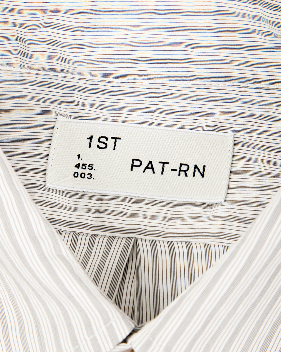 1st PAT-RN Boston Shirt - Fine Stripes - Standard & Strange