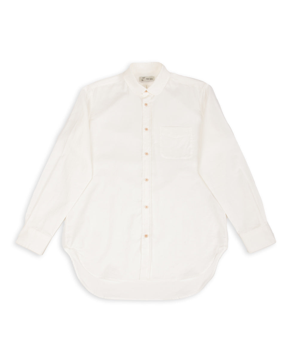 1st PAT-RN Boston Shirt - White Pelleovo - Standard & Strange