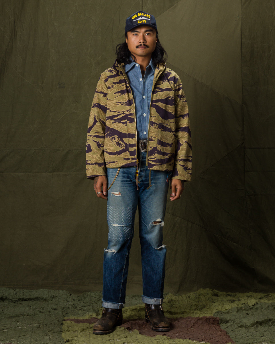 The Real McCoy's Tiger Camouflage Parka / Advisor - Khaki - Standard & Strange