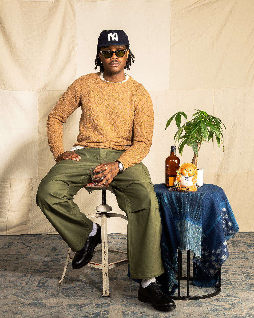 Indi + Ash Santi Sweater - Undyed Baby Alpaca Camel - Standard & Strange