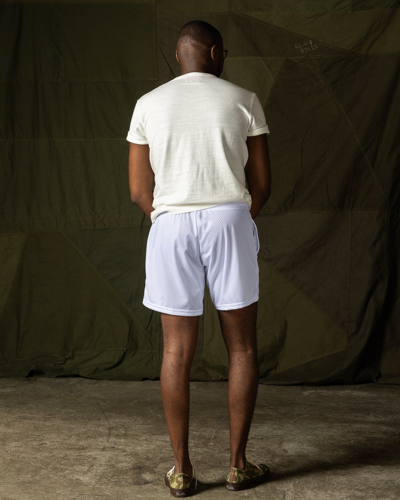 American Trench S&S x American Trench Mesh Short - White - Standard & Strange
