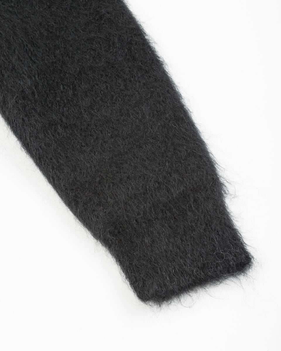 And Wander Mohair Wool Sweater - Black - Standard & Strange