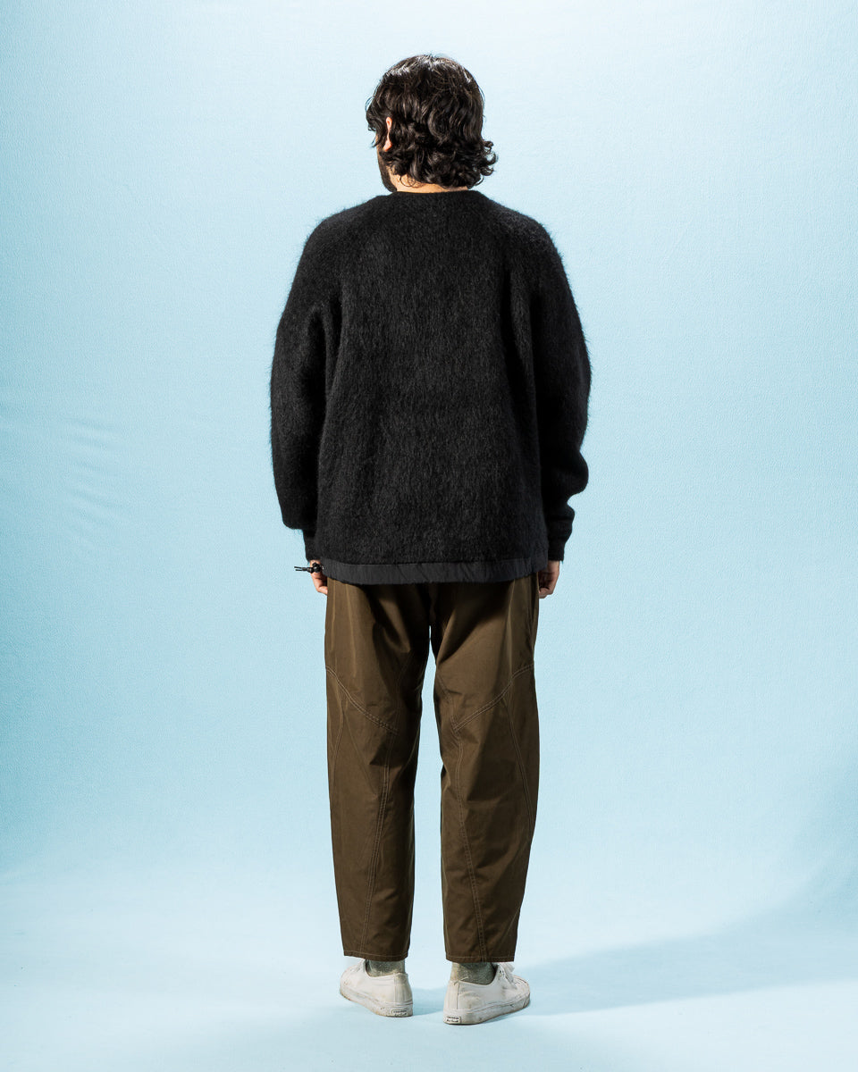 And Wander Mohair Wool Sweater - Black - Standard & Strange