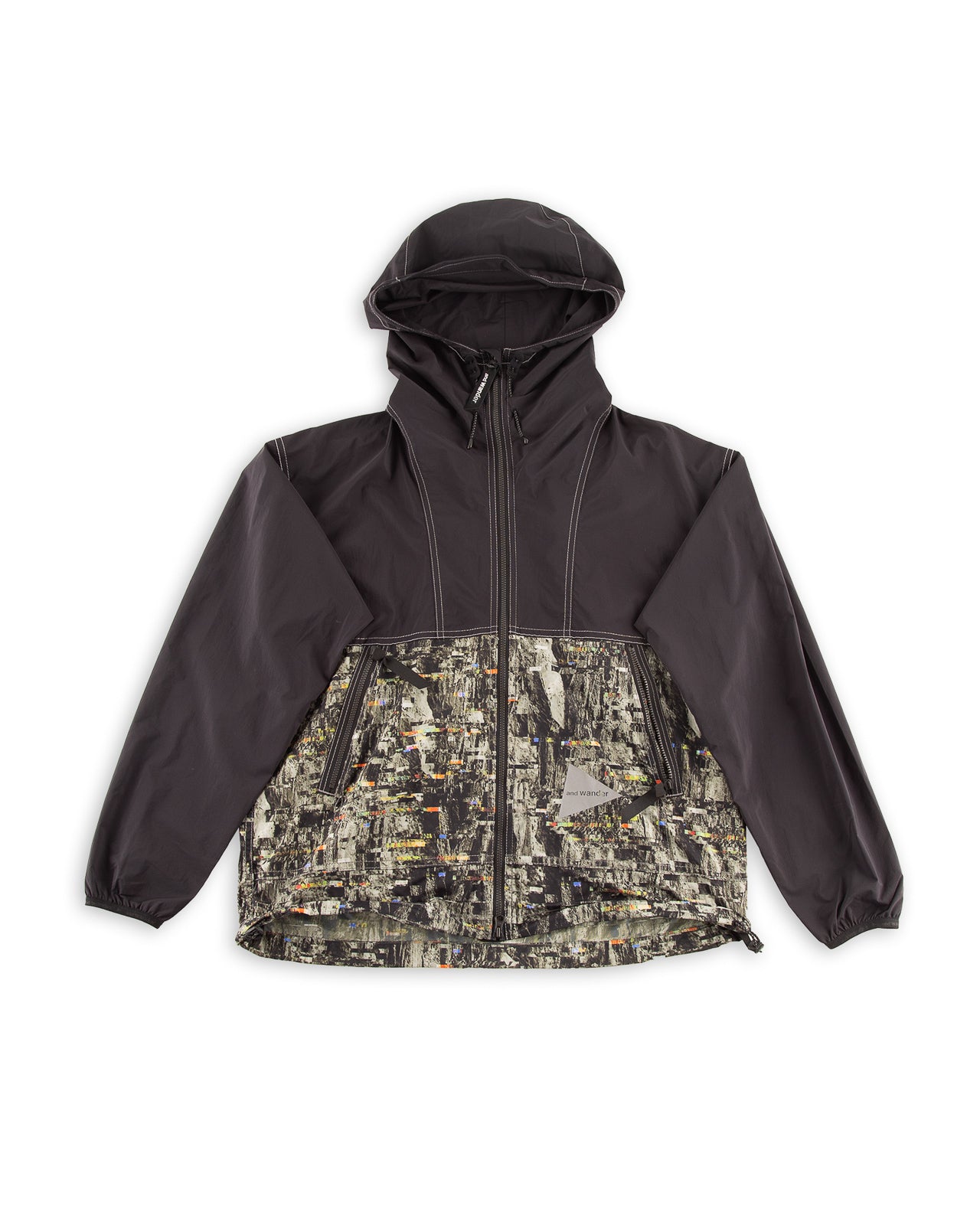 Pertex Printed Wind Jacket Black