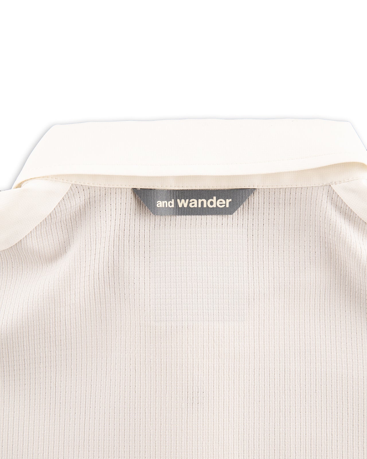 And Wander Tech S/S Shirt - Off White - Standard & Strange