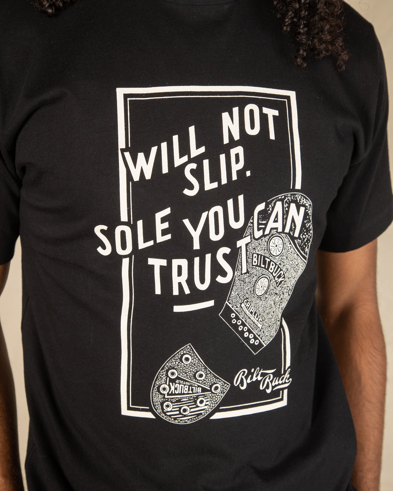 Attractions Biltbuck Boots Sole Tee - Black - Standard & Strange