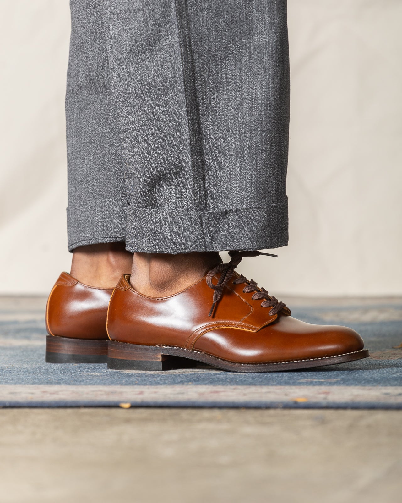 Attractions Cordovan Service Shoes - Bourbon - Standard & Strange