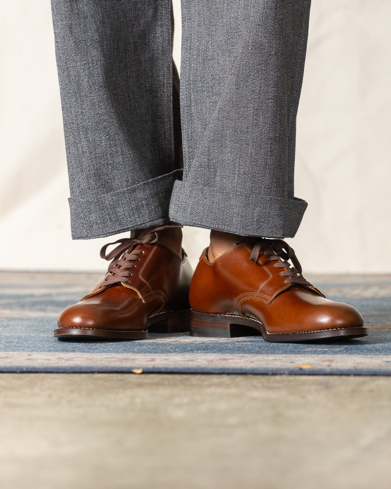 Attractions Cordovan Service Shoes - Bourbon - Standard & Strange