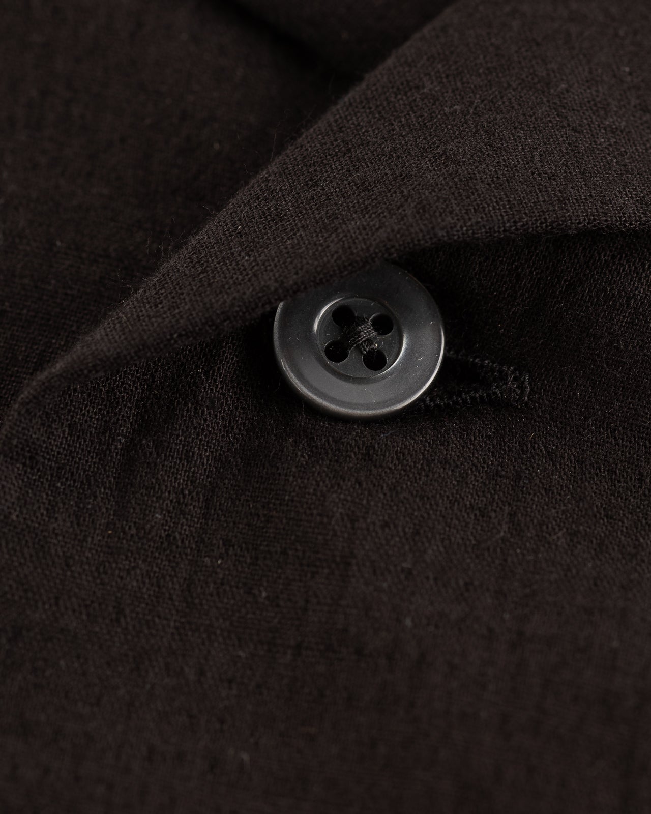 Attractions Double Cloth Flap Pocket Shirt - Black - Standard & Strange