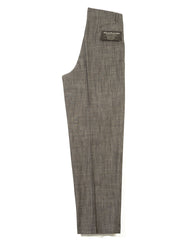 Attractions Double Pleats Trousers - Gray - Standard & Strange