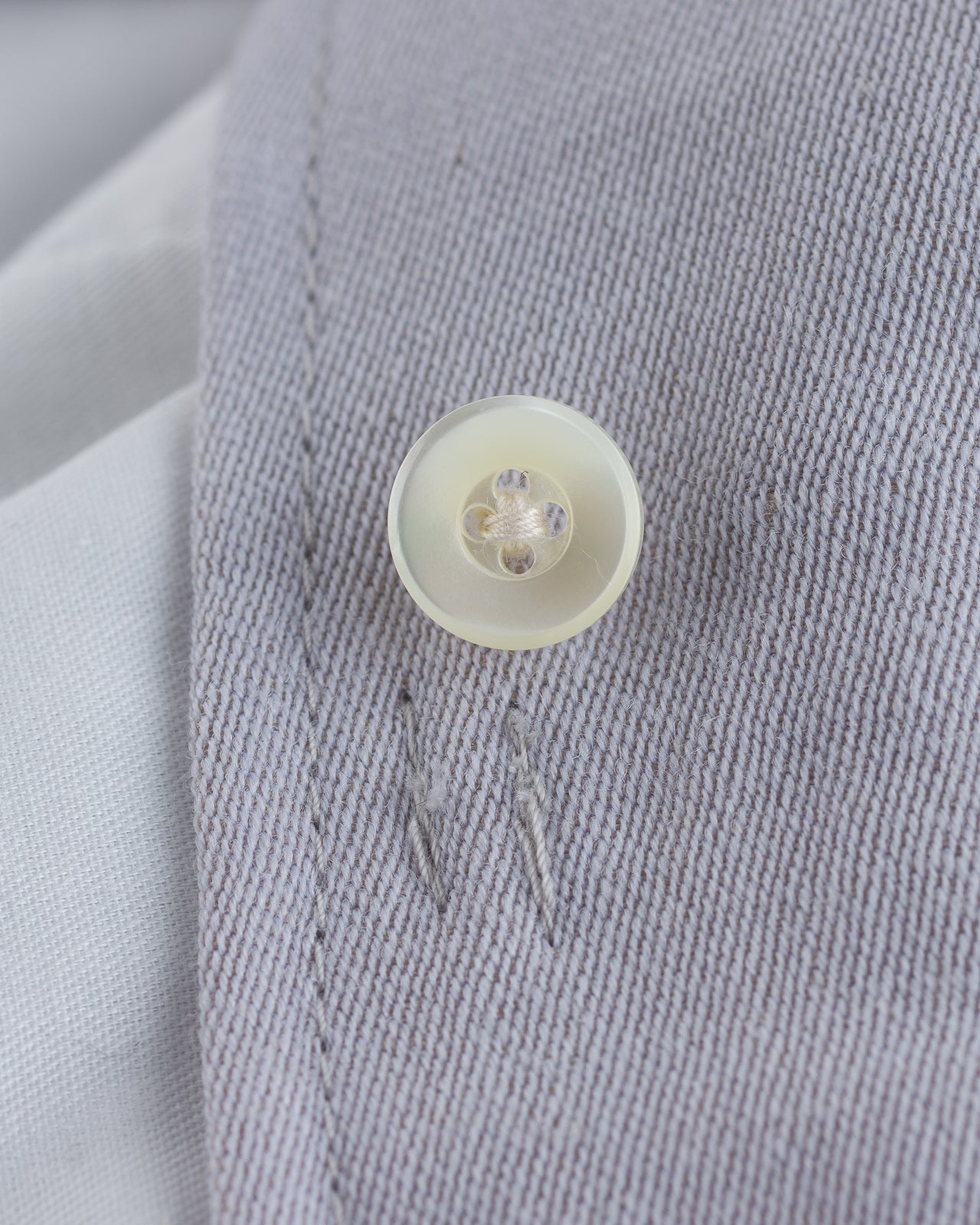 Attractions Double Pleats Trousers - Ice Gray Wool Linen - Standard & Strange