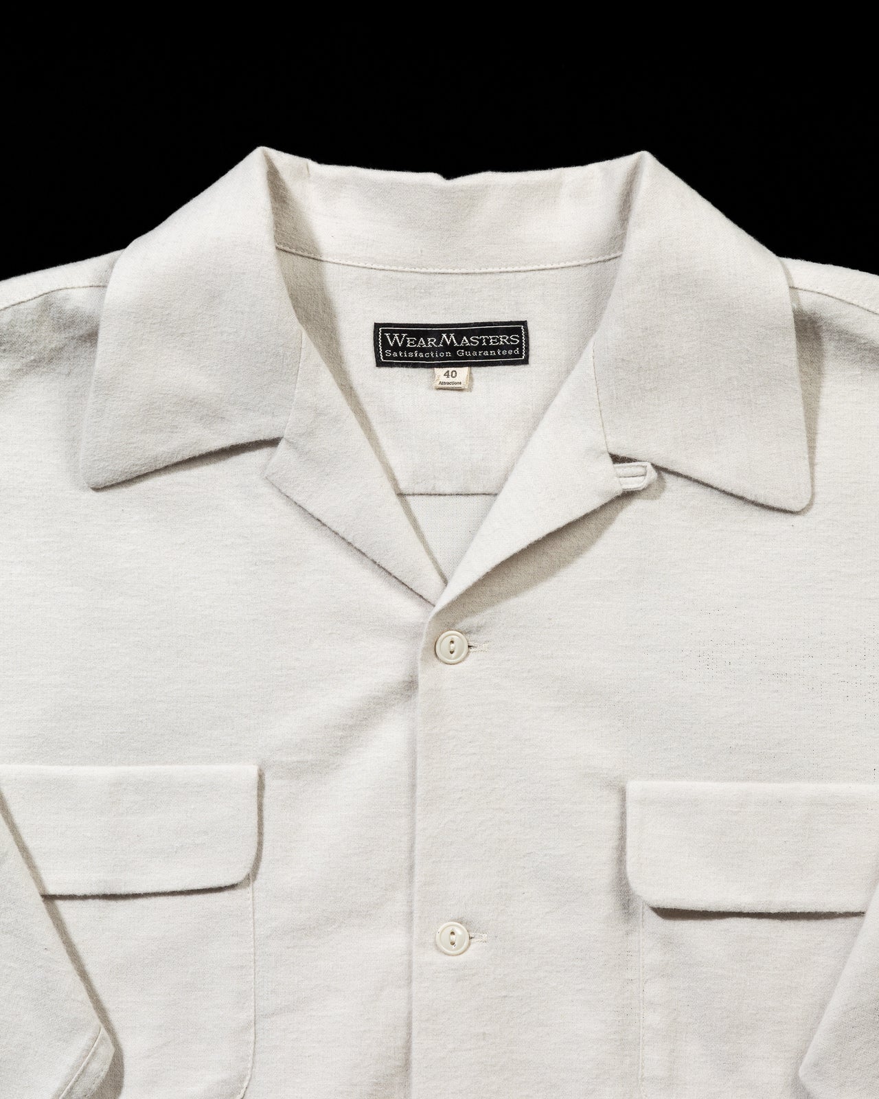 Attractions Flap Pocket Flannel Shirt - White - Standard & Strange