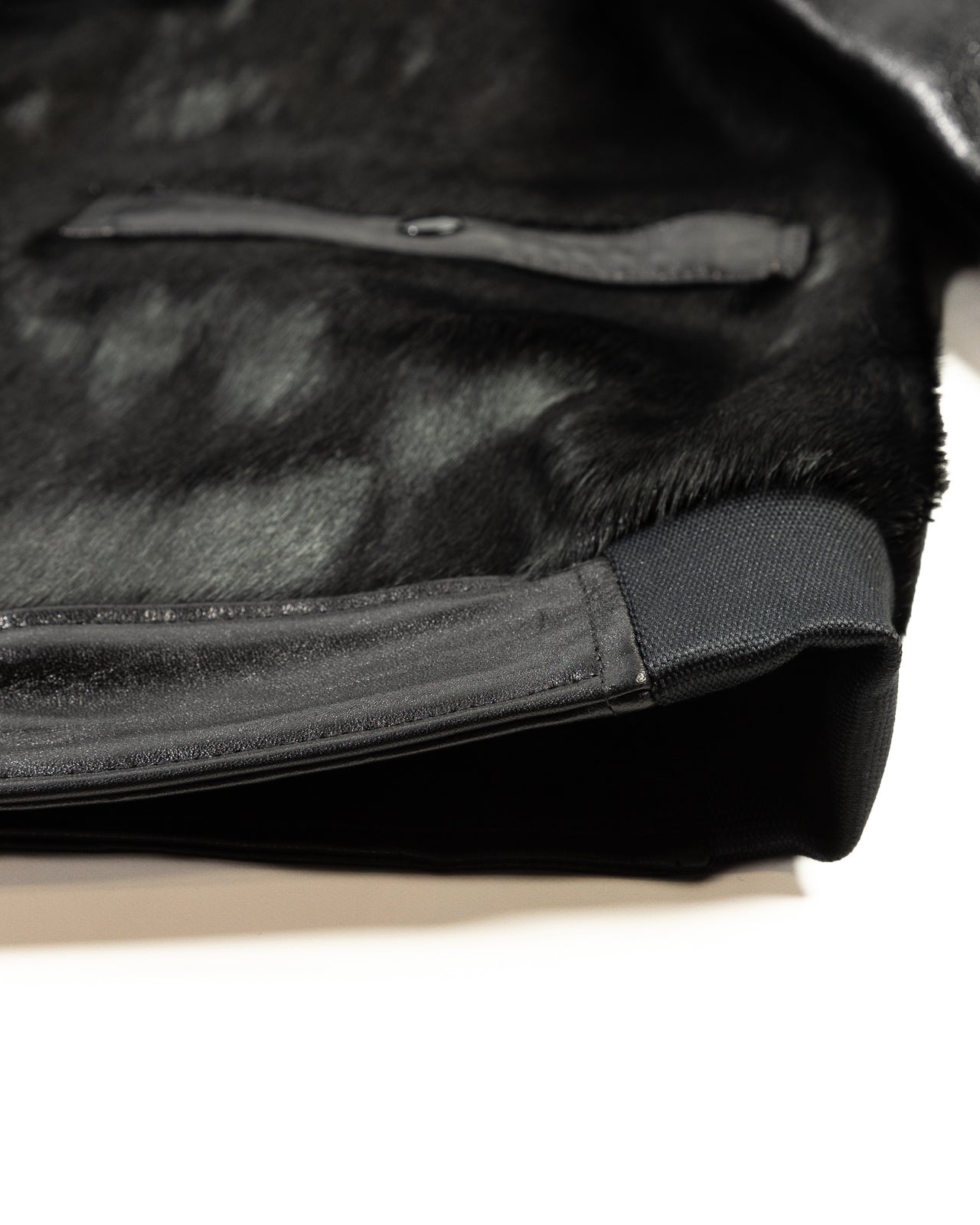 Attractions King Shawl Jacket - Black Hair on Hide - Standard & Strange