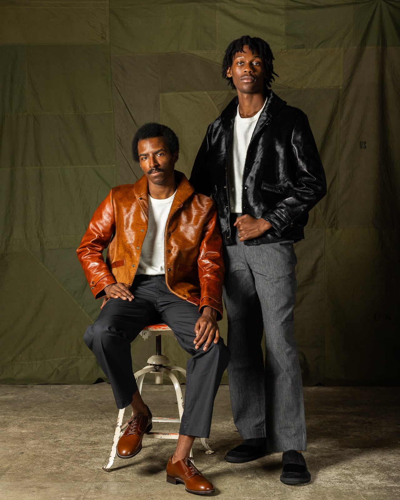 Attractions King Shawl Jacket - Black Hair on Hide - Standard & Strange