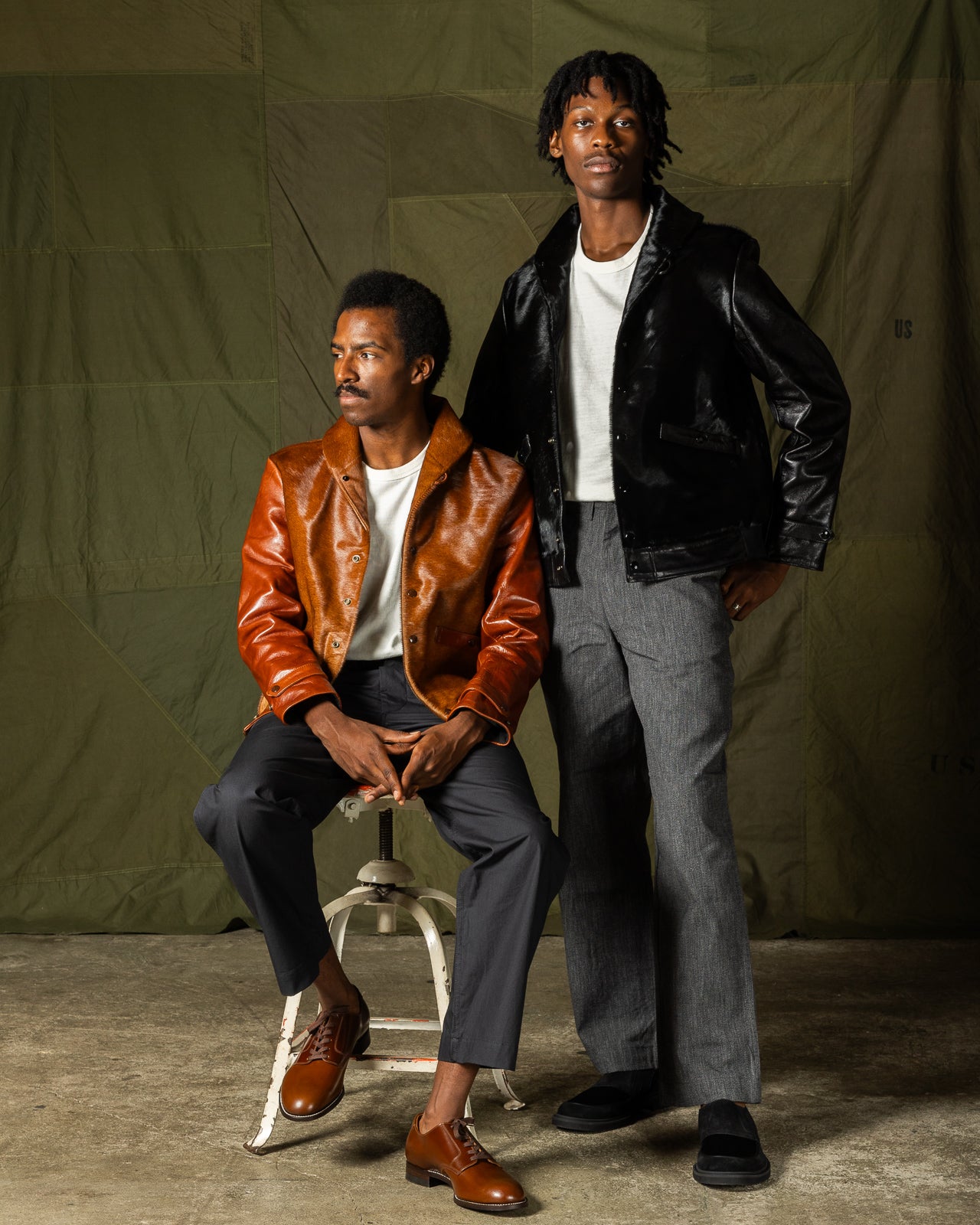 Attractions King Shawl Jacket - Brown Hair on Hide - Standard & Strange