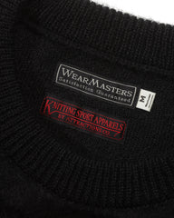 Attractions Mohair Crew Neck Sweater - Black - Standard & Strange