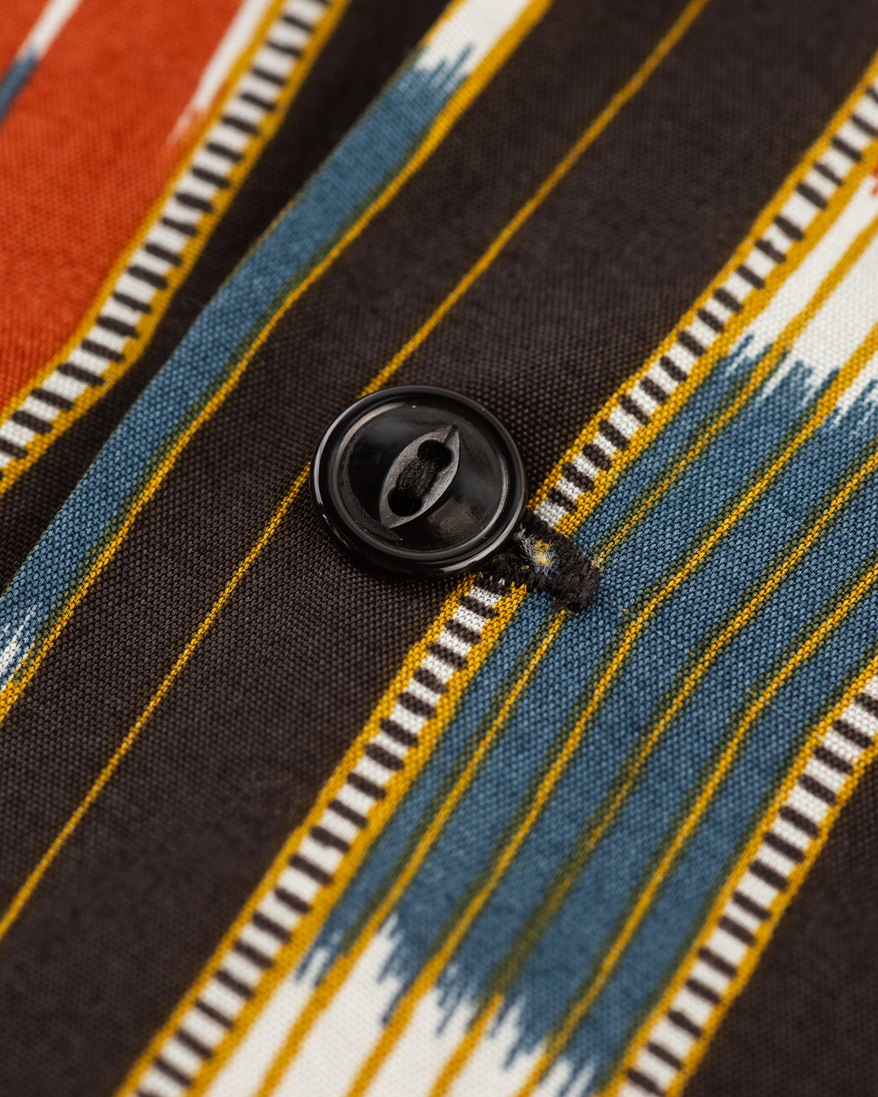 Attractions Native Print Rayon Shirt - Black - Standard & Strange