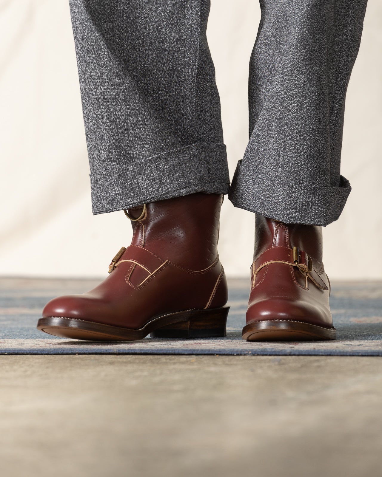 Attractions Roper Boots - Burgundy - Standard & Strange