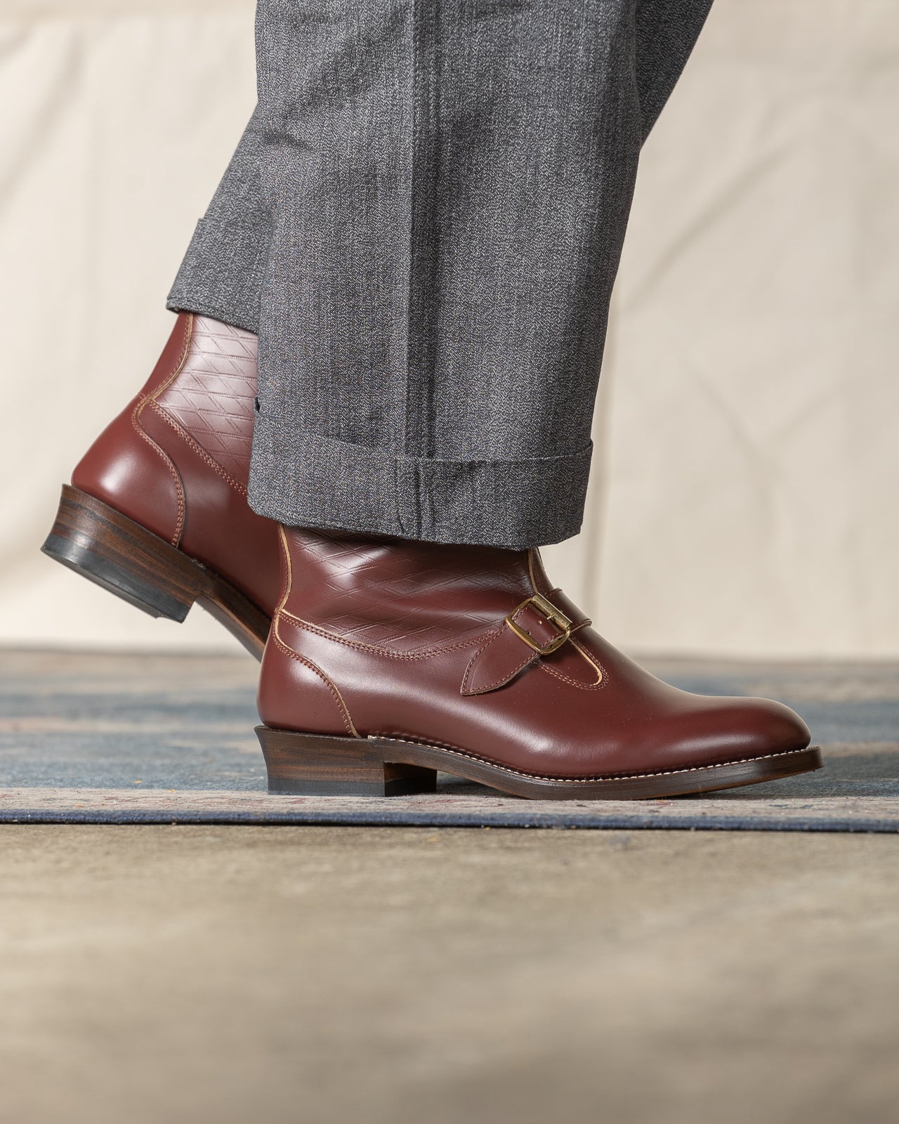 Attractions Roper Boots - Burgundy - Standard & Strange