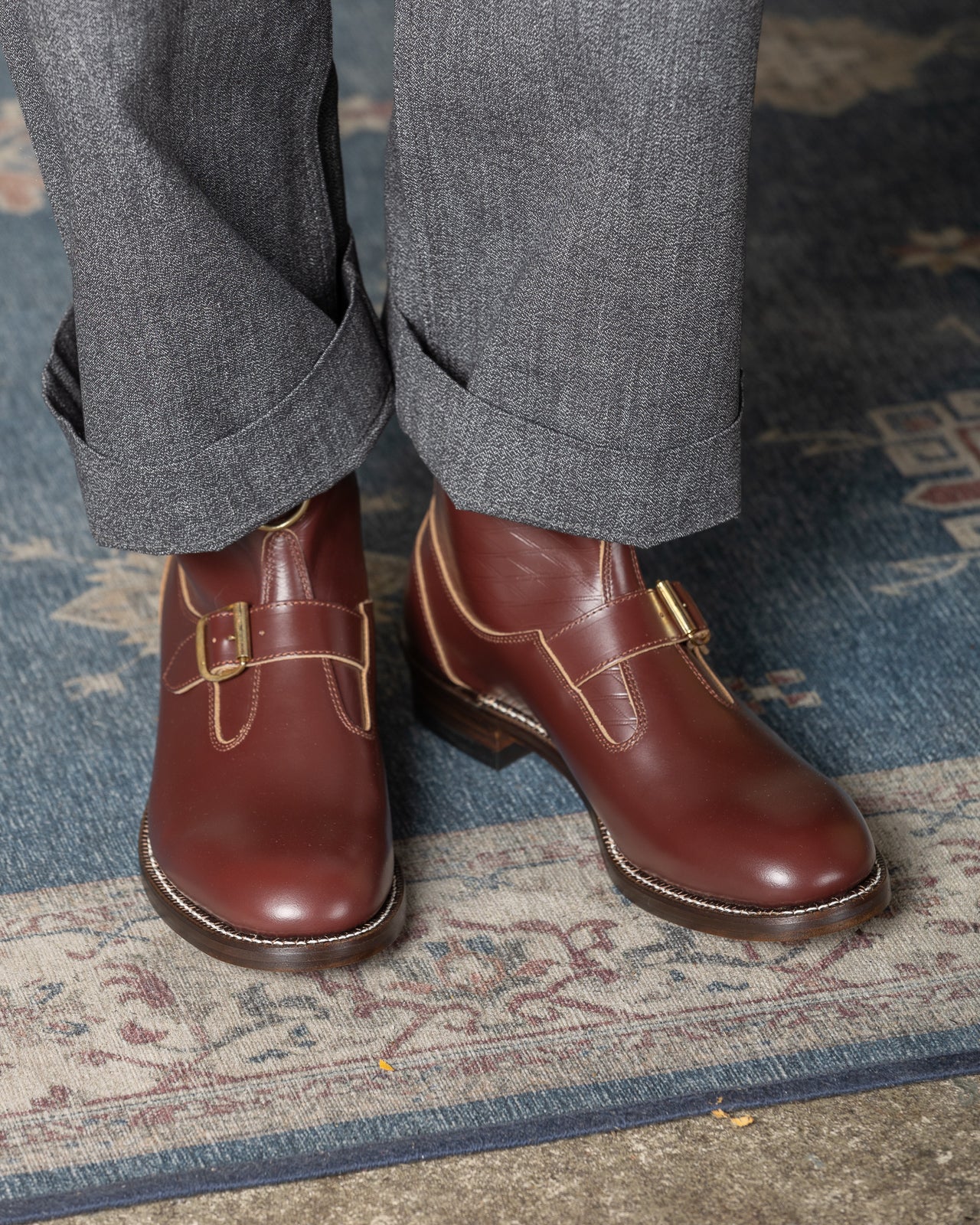 Attractions Roper Boots - Burgundy - Standard & Strange