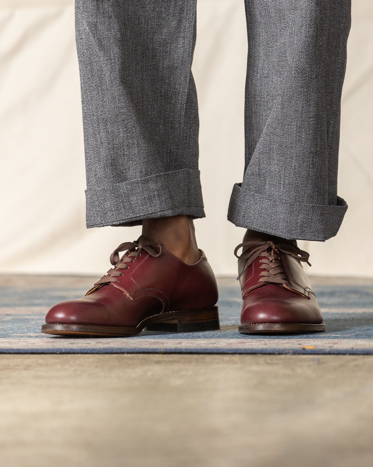 Attractions Service Shoes - Burgundy - Standard & Strange