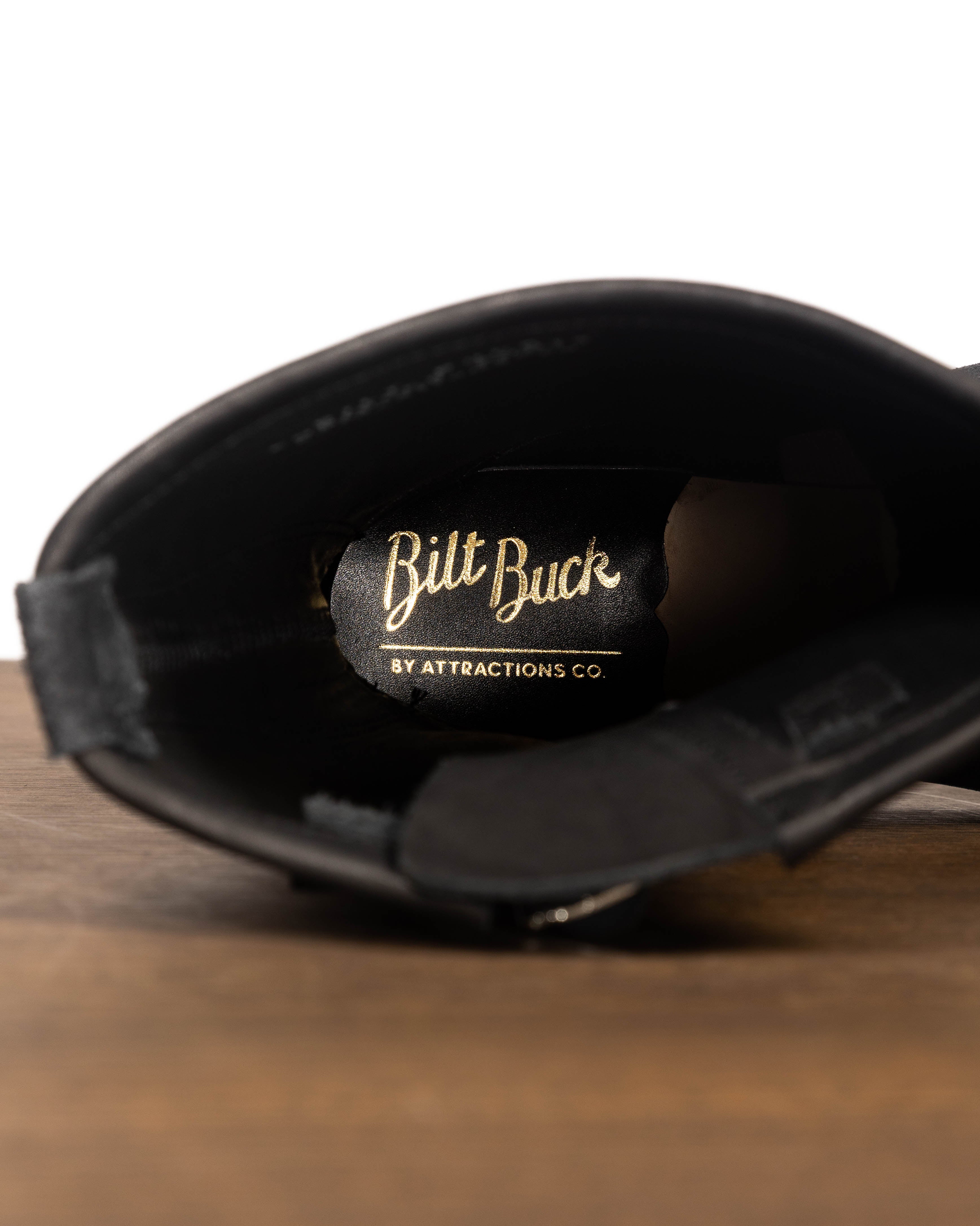 Attractions Suede Engineer Boot - Black - Standard & Strange