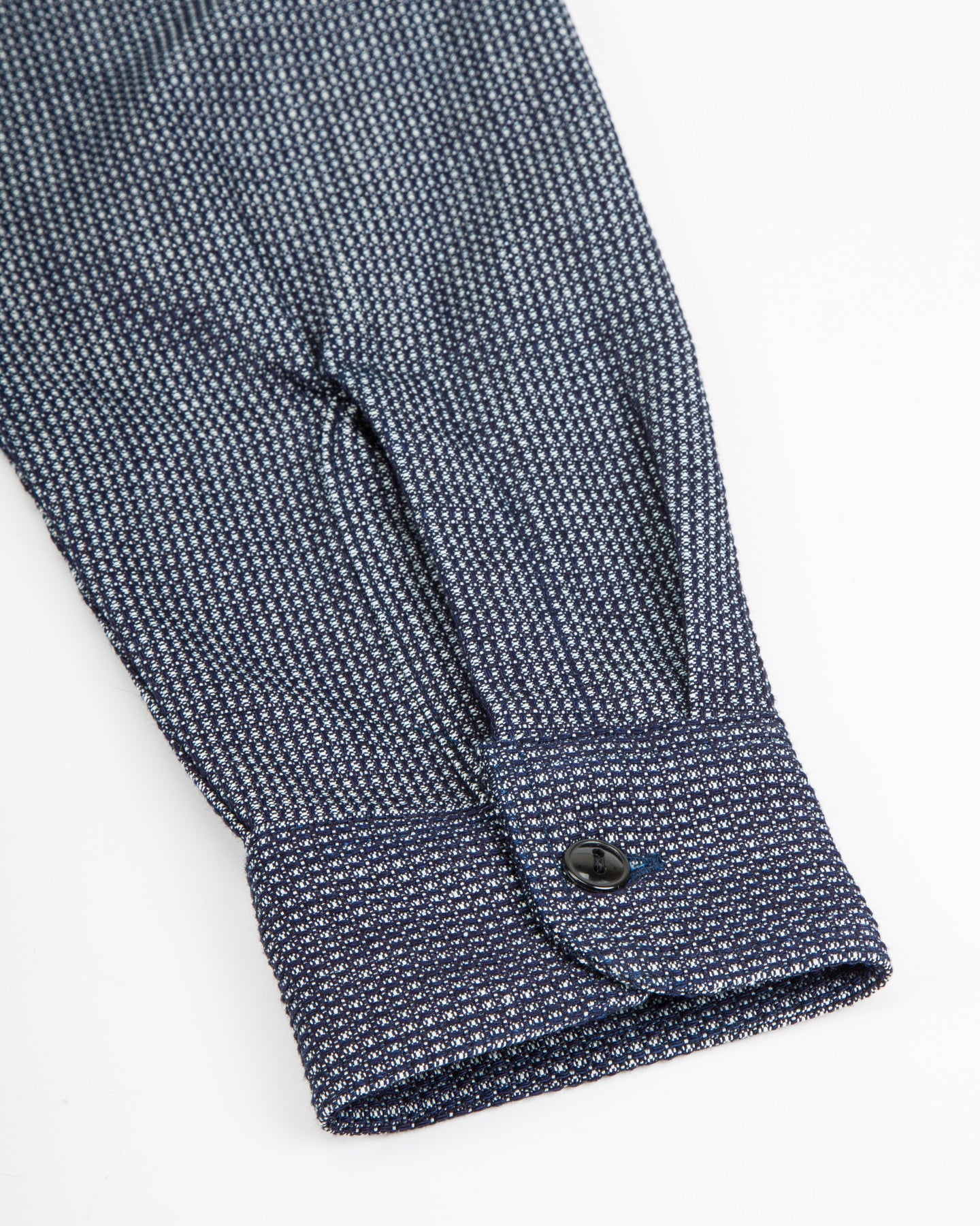 Black Sign 10 oz Dobby Denim Open Pocket Work Shirt - Dark Indigo - Standard & Strange