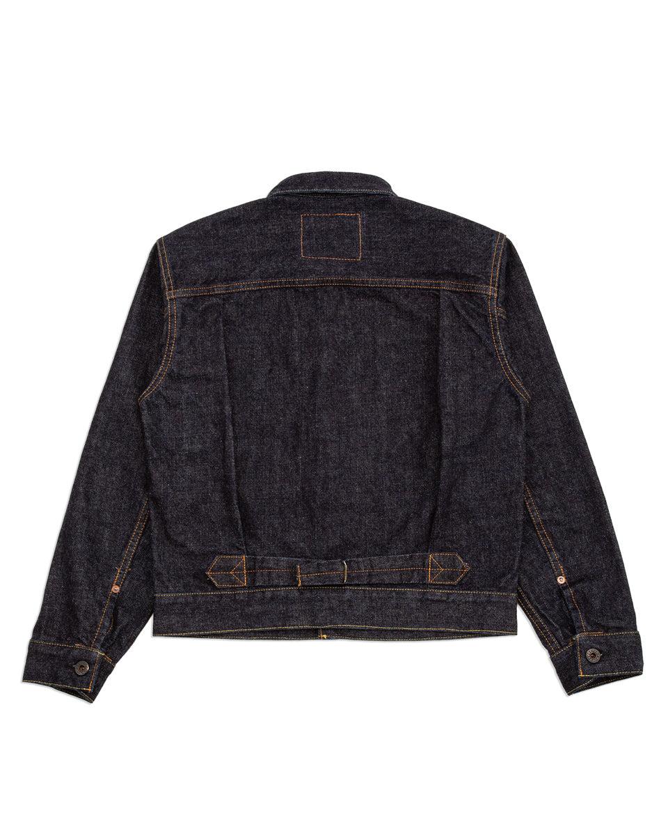 Black Sign 14oz Indigo Denim Pleats Jacket - Standard & Strange