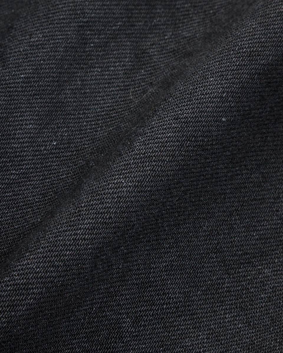 Black Sign 15oz Black Denim Pleats Jacket - Standard & Strange