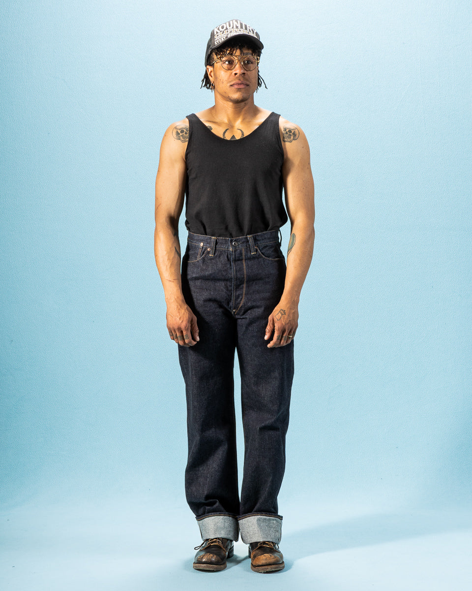Black Sign 15oz Vocalion Waist Overalls - Dark Indigo - Standard & Strange