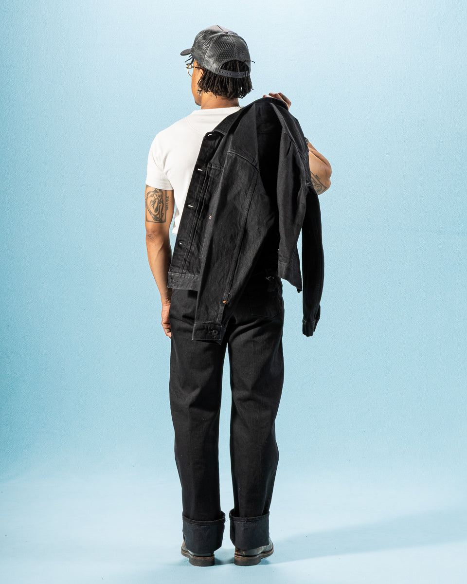 Black Sign 15oz Vocalion Waist Overalls - Deep Black - Standard & Strange