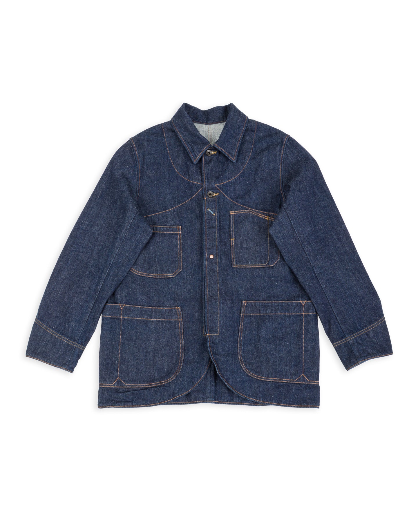 Black Sign 1910s 9oz Death Valley Jacket - Dark Indigo - Standard & Strange