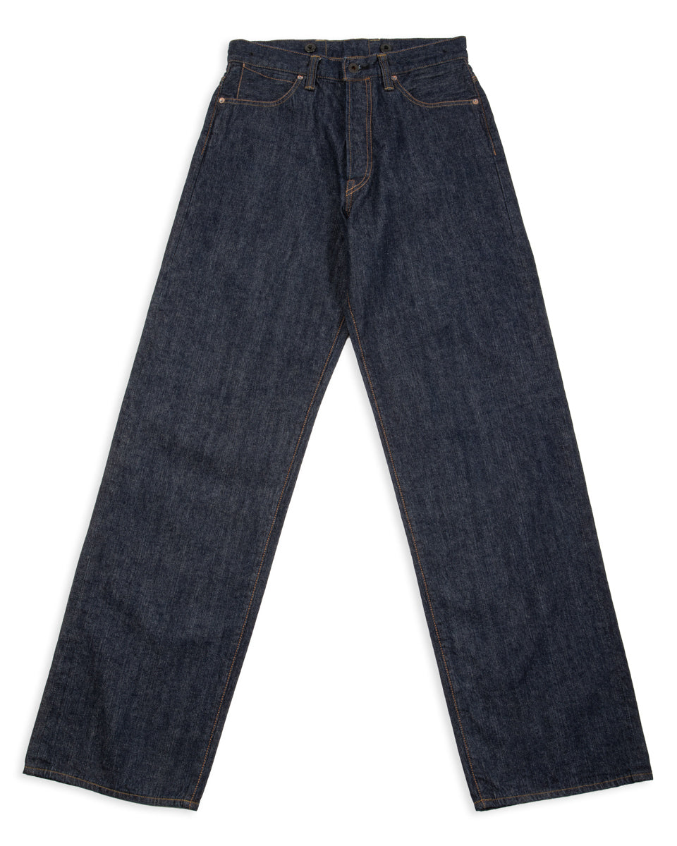 Black Sign 1920s 10.5 oz Dockery Waist-Overalls - Dark Indigo - Standard & Strange