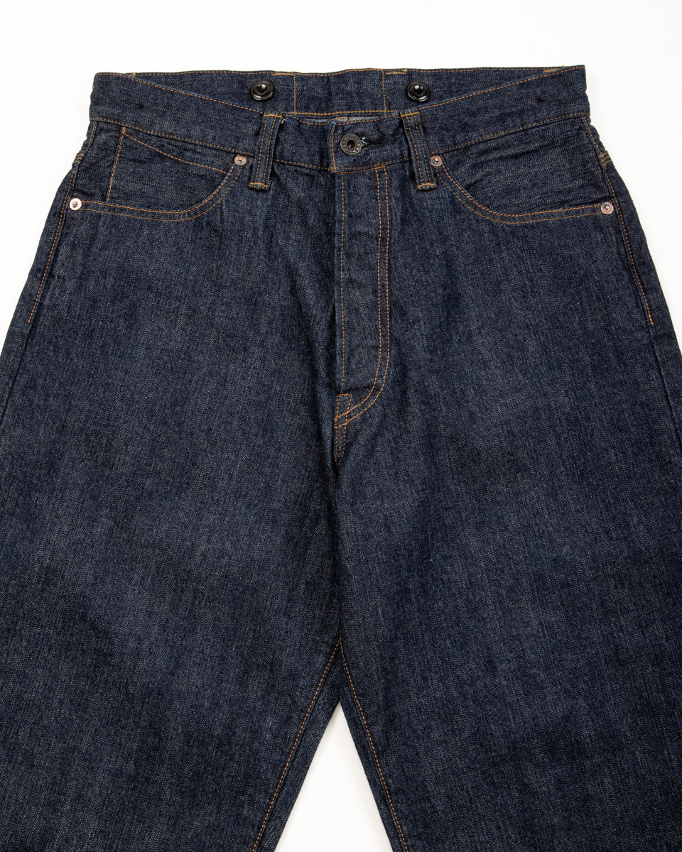 Black Sign 1920s 10.5 oz Dockery Waist-Overalls - Dark Indigo - Standard & Strange