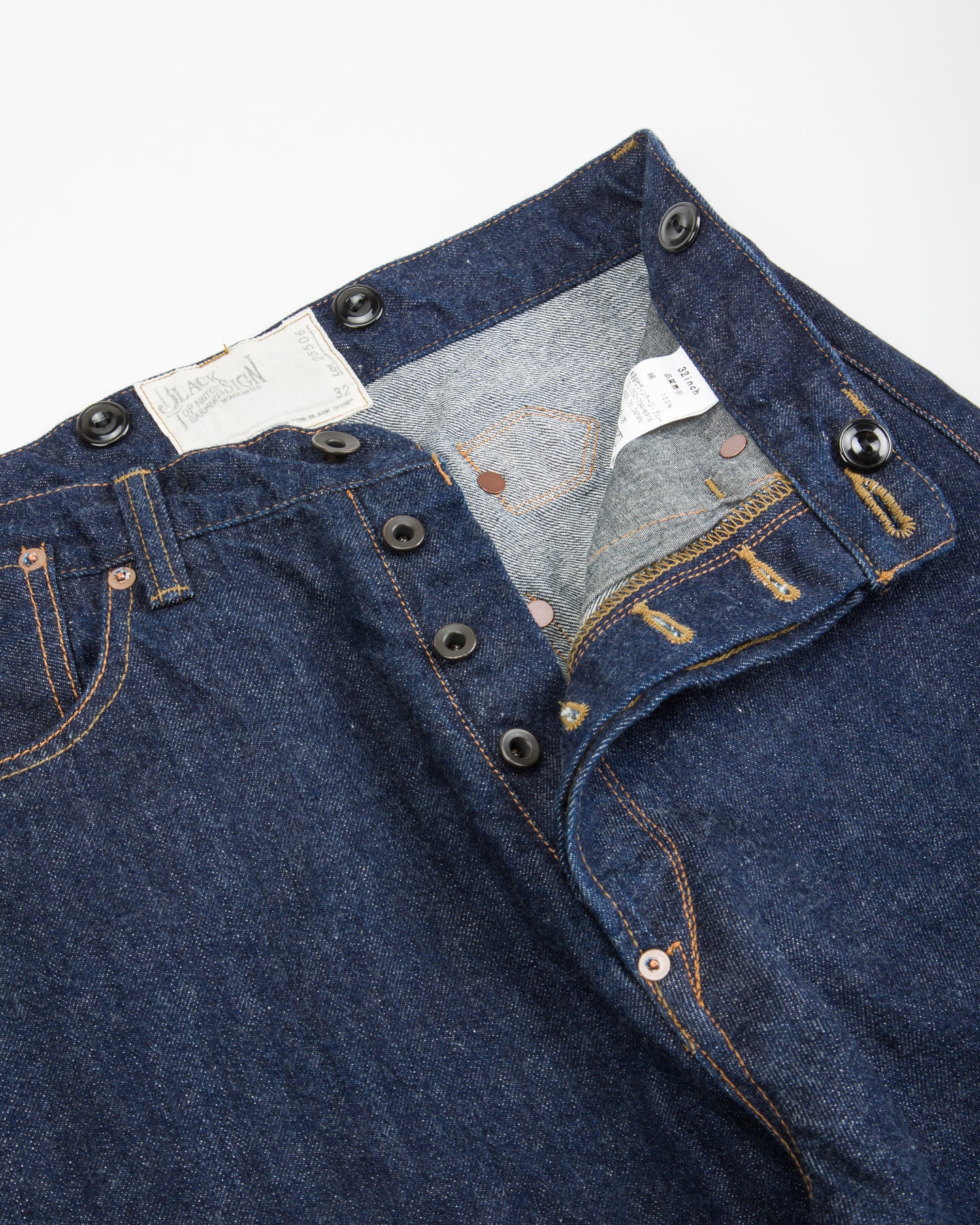 Black Sign 1920s 9 oz Death Valley Waist-Overalls - Dark Indigo - Standard & Strange