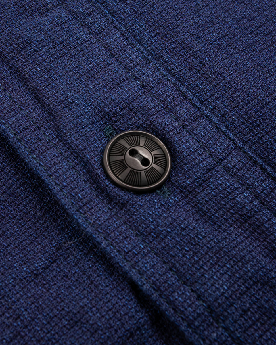 Black Sign 1930s 5.5oz Indigo Dobby Solder Shirt - Dark Indigo - Standard & Strange