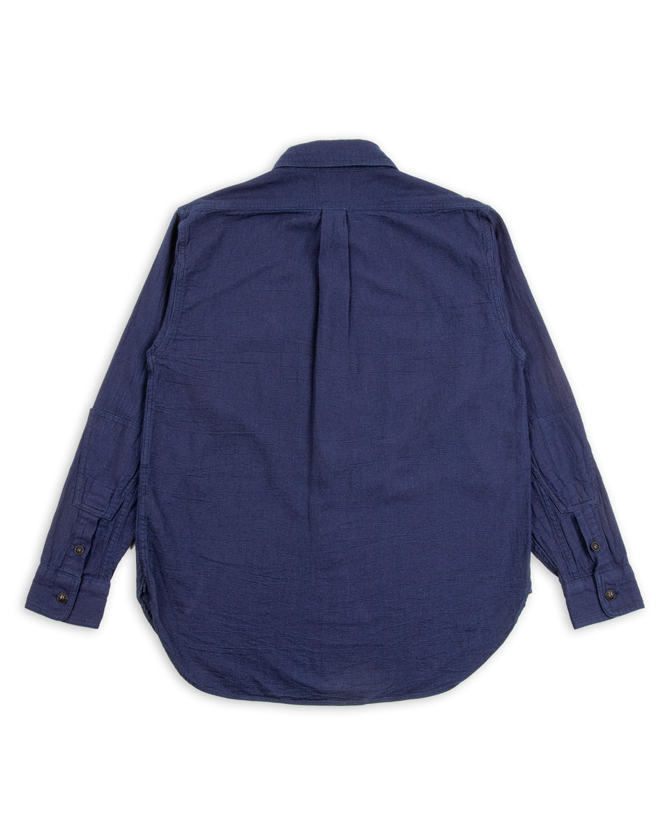 Black Sign 1930s 5.5oz Indigo Dobby Solder Shirt - Dark Indigo - Standard & Strange